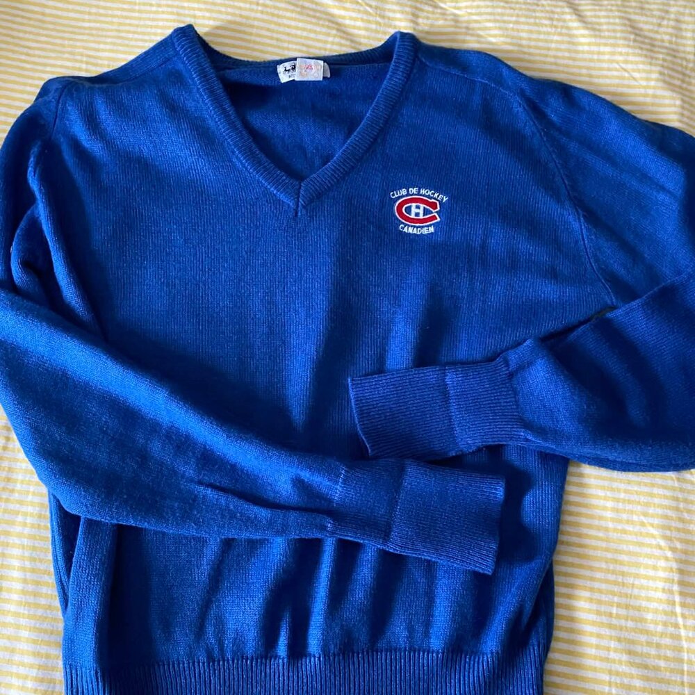 Montreal Canadiens vintage acrylic sweater